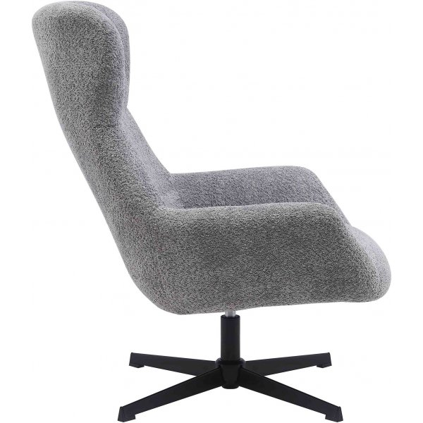 Fauteuil Bescia - Gris fonc
