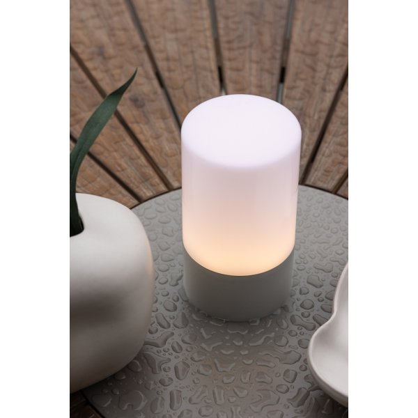 Lampe de table Tubu - Gris/Blanc