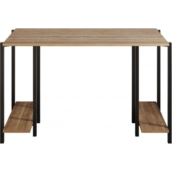 Reader skrivbord 125x60 cm - Svart/valnt