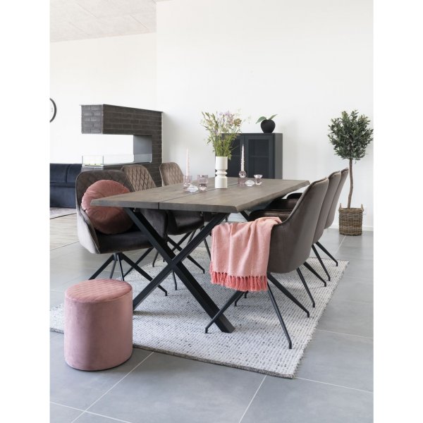 Cort Pläd - Rosa/vit Cort Pläd - Rosa/vit