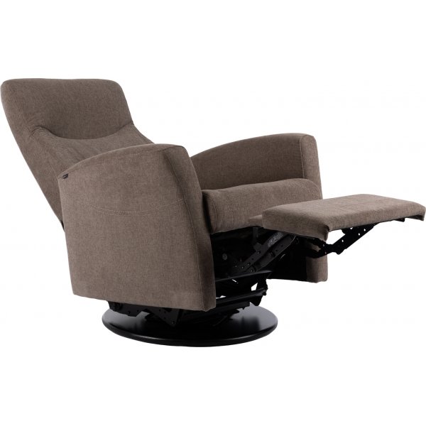 Hjellegjerde King reclinerfåtölj - Brunt tyg Hjellegjerde King reclinerfåtölj - Brunt tyg