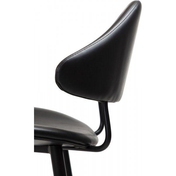 Chaise de comptoir Napoléon - PU noir Chaise de comptoir Napoléon - PU noir