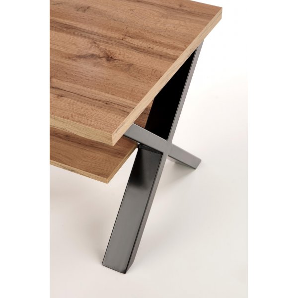 Table basse Kasady 65 cm - Chêne Wotan/noir Table basse Kasady 65 cm - Chêne Wotan/noir