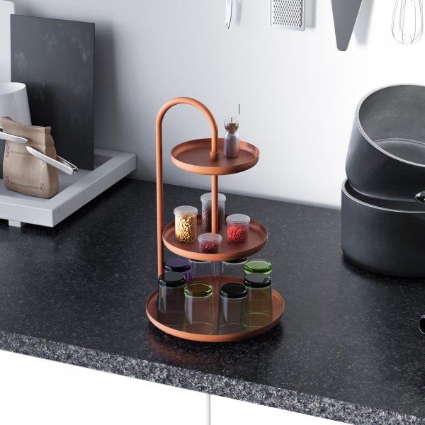 Plat décoratif Kalki - Cuivre Plat décoratif Kalki - Cuivre