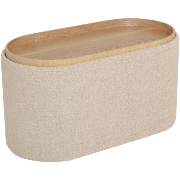 Pouf Maiko ovale - Beige
