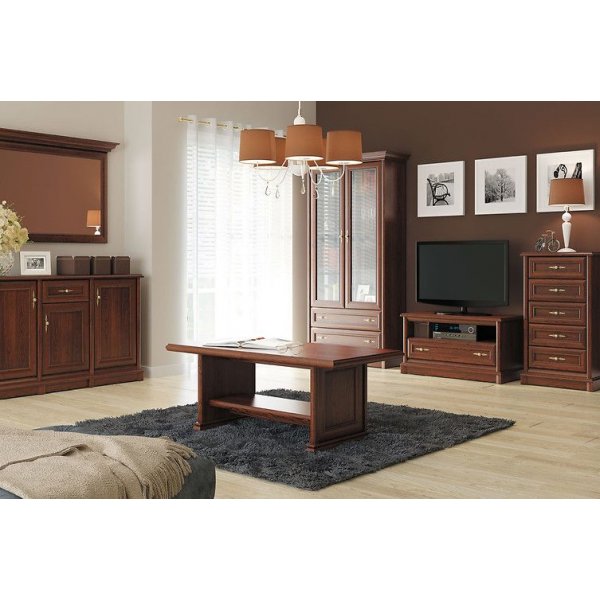 Forsbacka vitrinekast - Kastanje