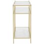Tiffany Inca Avlastningsbord 107 x 38 cm - Mssing + Flckborttagare fr mbler