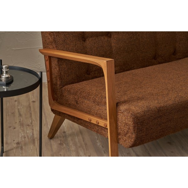 Canapé 2 places Kemer - Marron Canapé 2 places Kemer - Marron