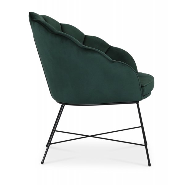 Mirò fåtölj - Grön sammet Mirò fåtölj - Grön sammet