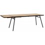 Fishbone tillggsskiva 45 x 90 cm - Svart / Ek