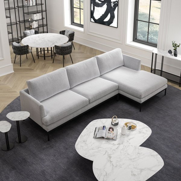 Pearl divansoffa - Ljusgrå Pearl divansoffa - Ljusgrå