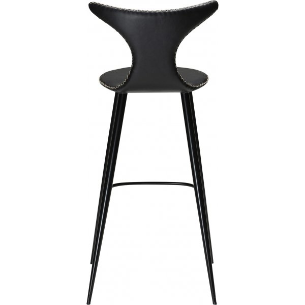 Dolphin barstol - Svart PU Dolphin barstol - Svart PU