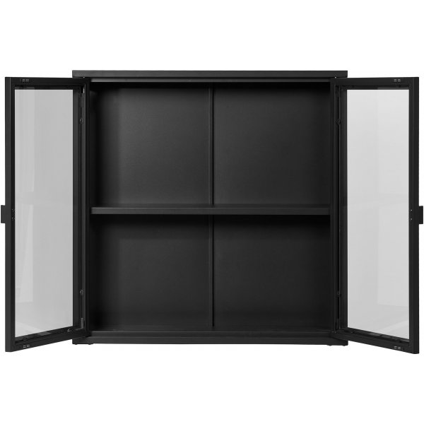 Brisbane wandkast 80x18x80 cm - Zwart Brisbane wandkast 80x18x80 cm - Zwart