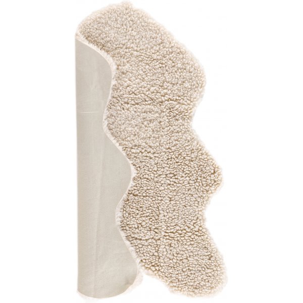 Plaid Katy 60x90 cm - Simili mouton blanc Plaid Katy 60x90 cm - Simili mouton blanc