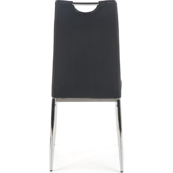 Chaise Theodor - Noir/chrome Chaise Theodor - Noir/chrome