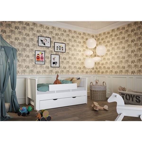 Alba växasäng 80x140/180/200 cm - Vit Alba växasäng 80x140/180/200 cm - Vit