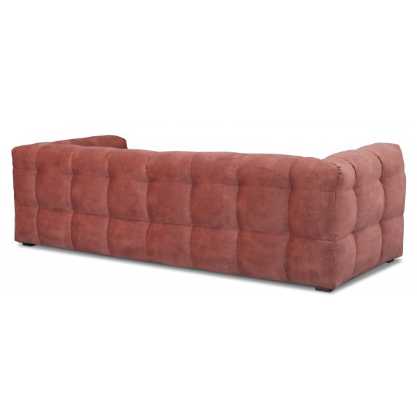 Nova 3-sits soffa - Mrkrosa sammet