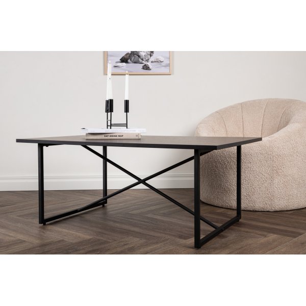 Table basse Pryor 110 x 70 cm - Noir