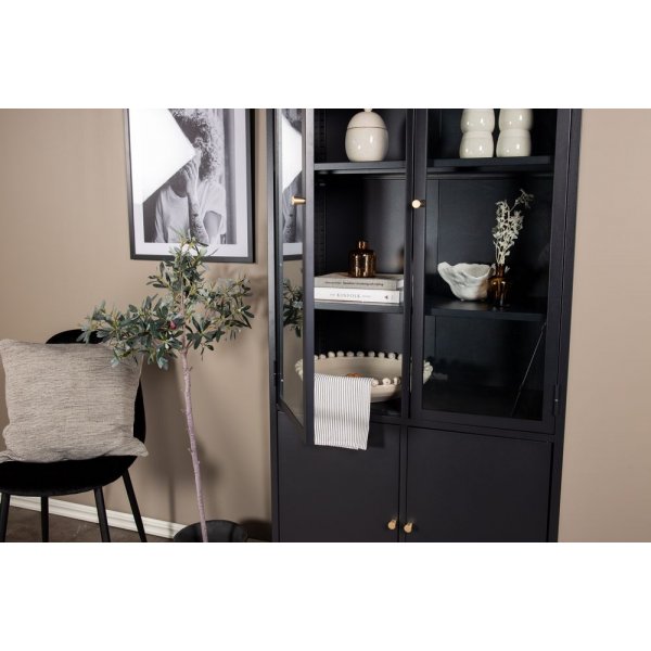 Torsnäs vitrinskåp - Svart Torsnäs vitrinskåp - Svart
