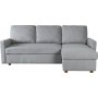 Soffa med frvaring gr 214 cm bred