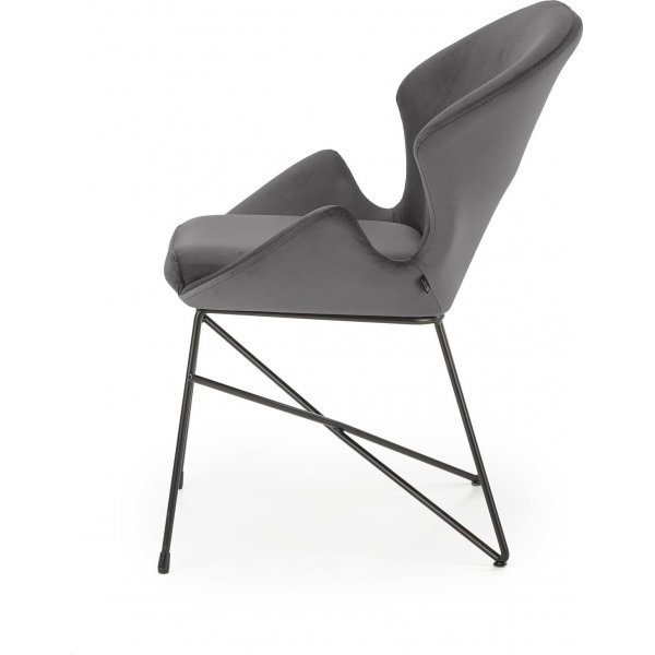 Chaise de salle  manger Cadeira 458 - Gris
