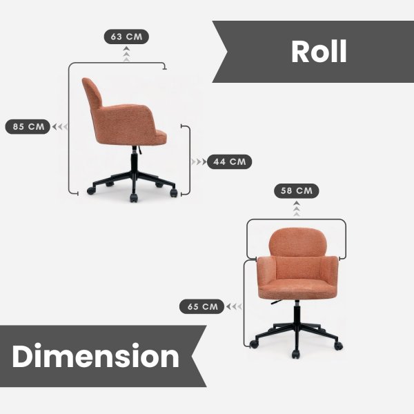 Roll kontorsstol - Vit Roll kontorsstol - Vit