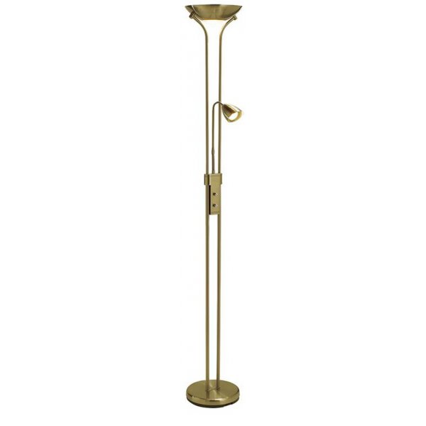 Detroit Golvlampa - Mässing
