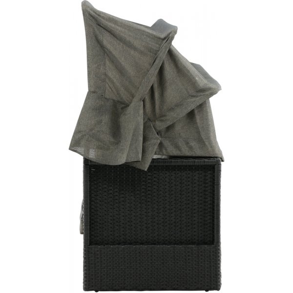 Nopy solsäng - Svart/Grå Nopy solsäng - Svart/Grå