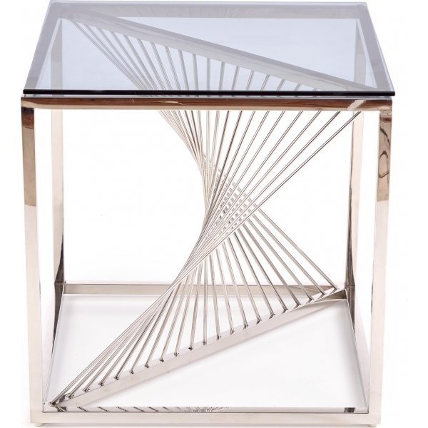 Table basse Eterneco 55 x 55 cm - Chrome