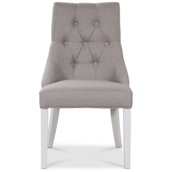 Matstol med handtag (Beige/vit) Matstol med handtag (Beige/vit)