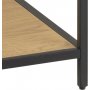 Seaford bureau 130 cm - Eiken/zwart