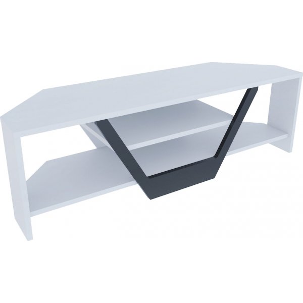 Banc multimédia Sare - Blanc/noir Banc multimédia Sare - Blanc/noir