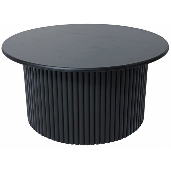Pure runt soffbord 90 cm - Svart