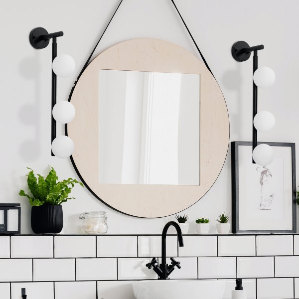 Domino wandlamp 11040 - Zwart