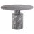 Table  manger ronde Pegani en marbre gris - 110 cm