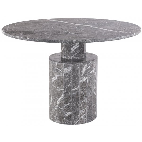 Pegani runt matbord i grå marmor - Ø110 cm Pegani runt matbord i grå marmor - Ø110 cm