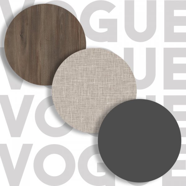 Vogue skåp 4 - Brun/antracit Vogue skåp 4 - Brun/antracit