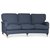 Howard Watford deluxe 4-sits svängd soffa - Navyblå