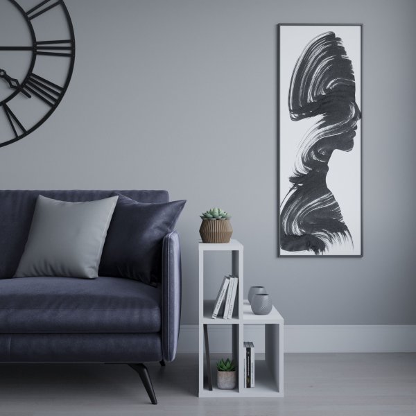 Lemont bijzettafel 59,6 x 18,6 cm - Wit Lemont bijzettafel 59,6 x 18,6 cm - Wit