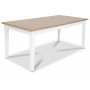 Ramns matgrupp - Bord inklusive 6 st Alice matstolar med gr sits - Vit/ekbets