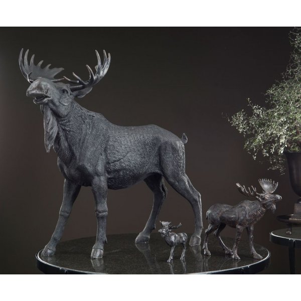Dekoration Älg - Svart/brun Dekoration Älg - Svart/brun