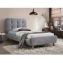 Tiffanny gr sngram 90x200 cm + Textilrengring fr mbler