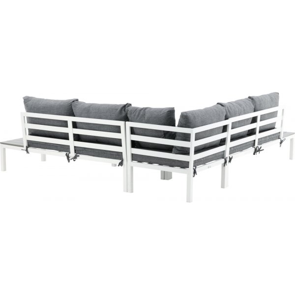 Odense hörnsoffgrupp - Grå/Vit Odense hörnsoffgrupp - Grå/Vit