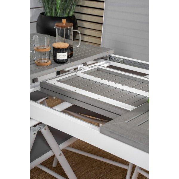 Albany matbord 152 x 90 cm - Grå/Vit Albany matbord 152 x 90 cm - Grå/Vit