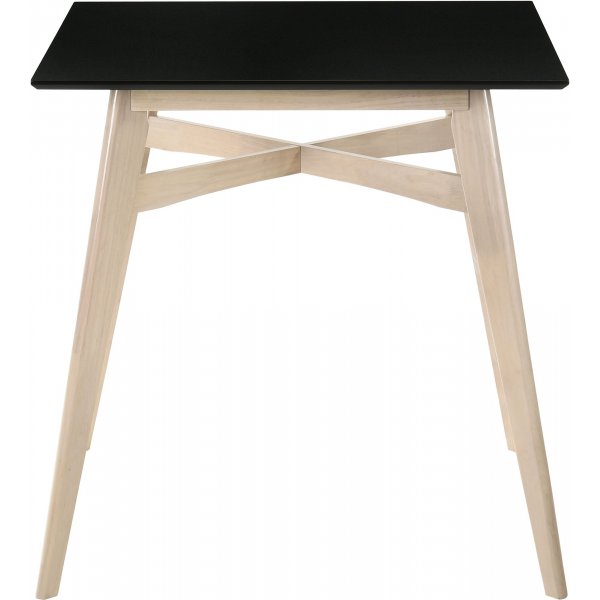 Barbord med 4 st barstolar - Whitewash/svart Barbord med 4 st barstolar - Whitewash/svart