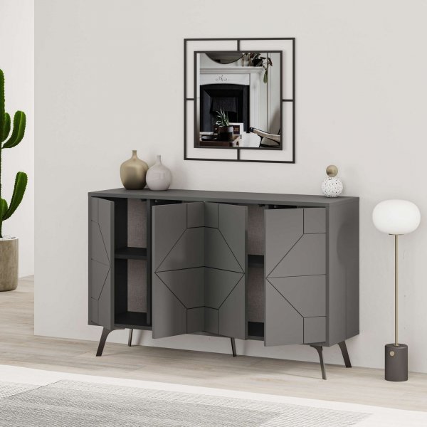 Buffet Dune 123 cm - Anthracite Buffet Dune 123 cm - Anthracite