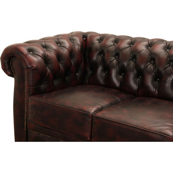 Soffa Dublin Chesterfield - Läder Soffa Dublin Chesterfield - Läder