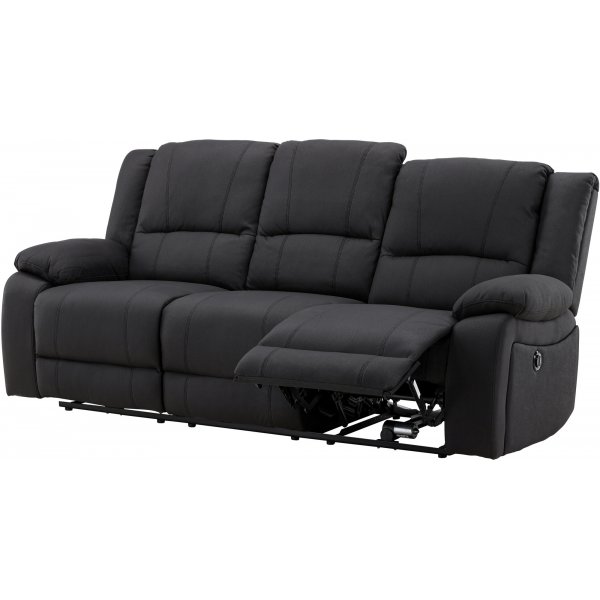 Canapé inclinable 3 places Singapore - Noir Canapé inclinable 3 places Singapore - Noir