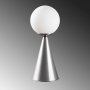 Gondol bordslampa - Silver/vit