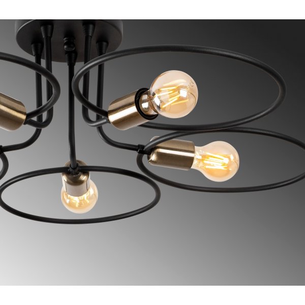 Plafonnier Halo 1346 - Noir Plafonnier Halo 1346 - Noir